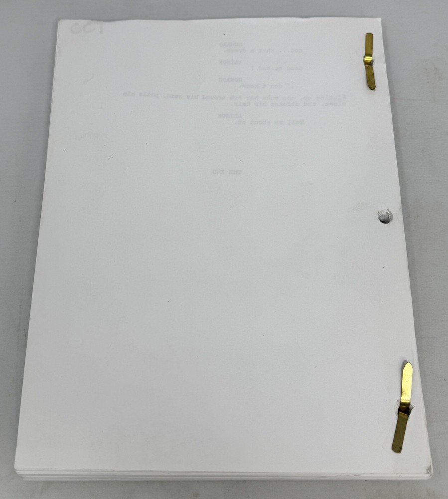 HOWARD STERN’S PRIVATE PARTS SCREENPLAY SCRIPT VERY RARE!