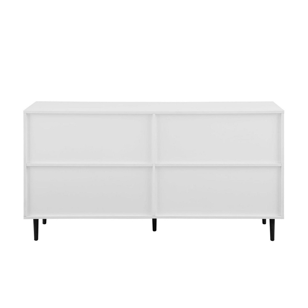 58-inch Mid-Century Modern Buffet Credenza Sideboard Side Table Console Teak NEW