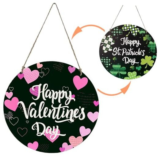 Reversible Valentines Day Decorations St Patricks Day Decorations Valentines