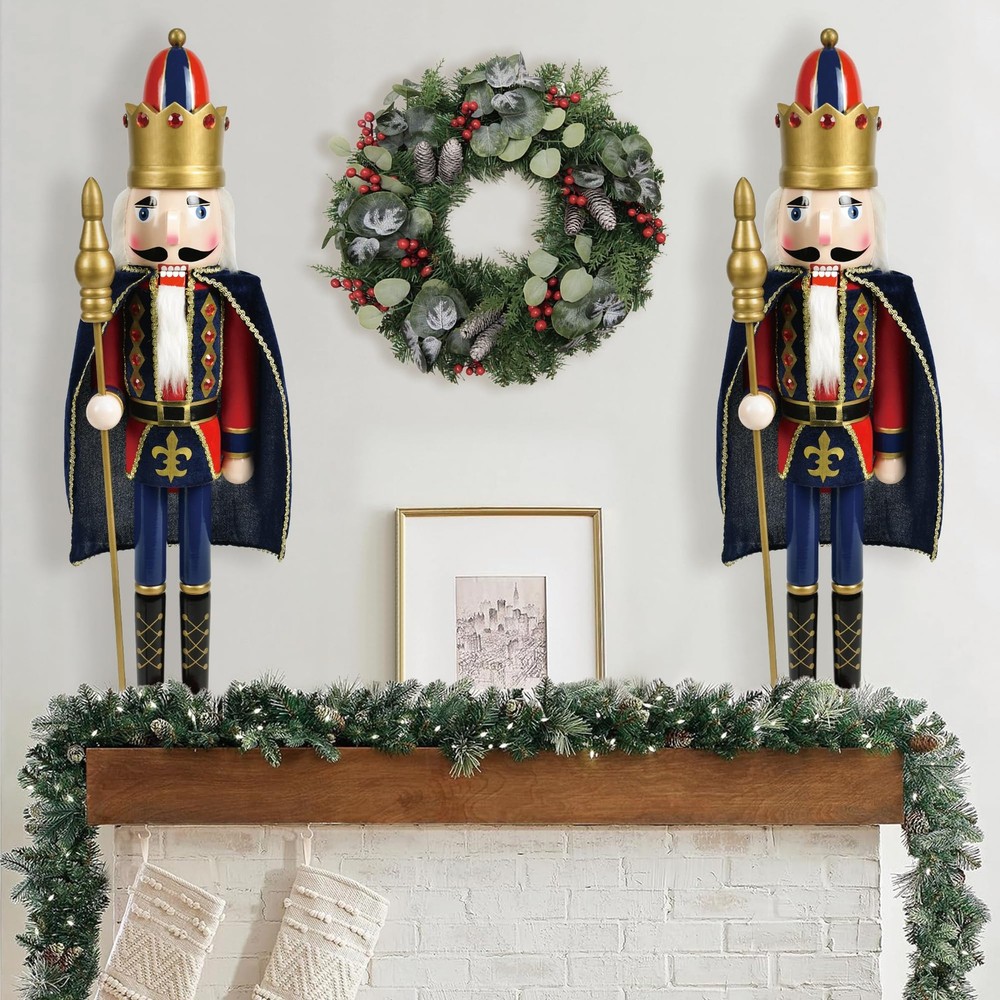 36 Inch Nutcracker King with Cape