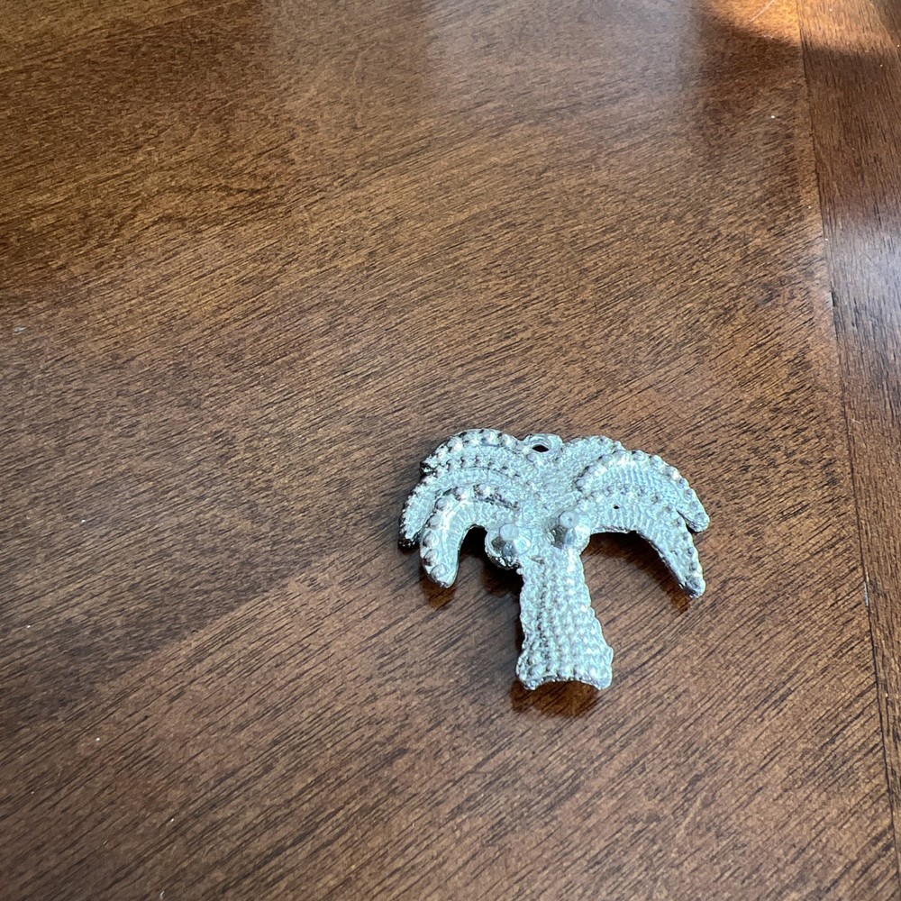 .52 Troy oz Poured Silver Palm Tree 99.9% Silver