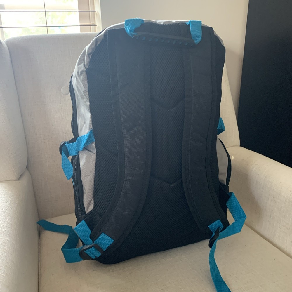 Mountain Edge 19” Padded backpack NWT Black/Grey/Blue