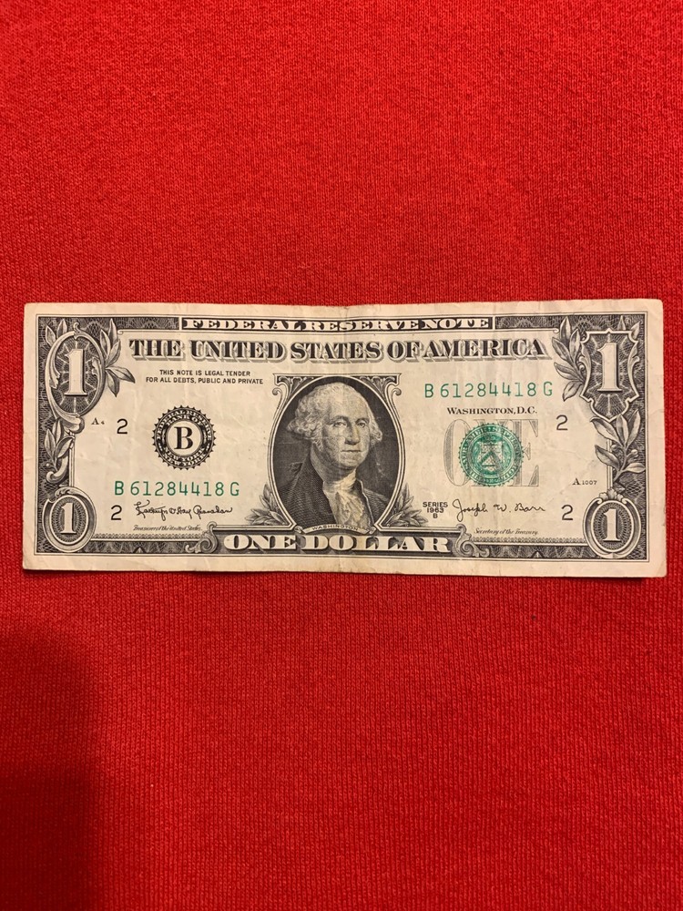 Fancy Notes 1963 B Barr Note Well Circulated B61284418G