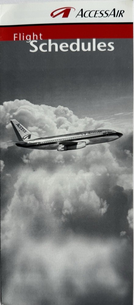 AccessAir Airlines System Timetable - June 2000