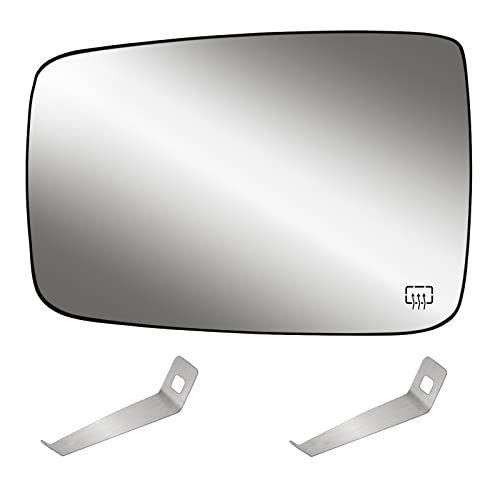 Driver Side Heated Mirror Glass Compatible with 2009-2018 Driver Left Side