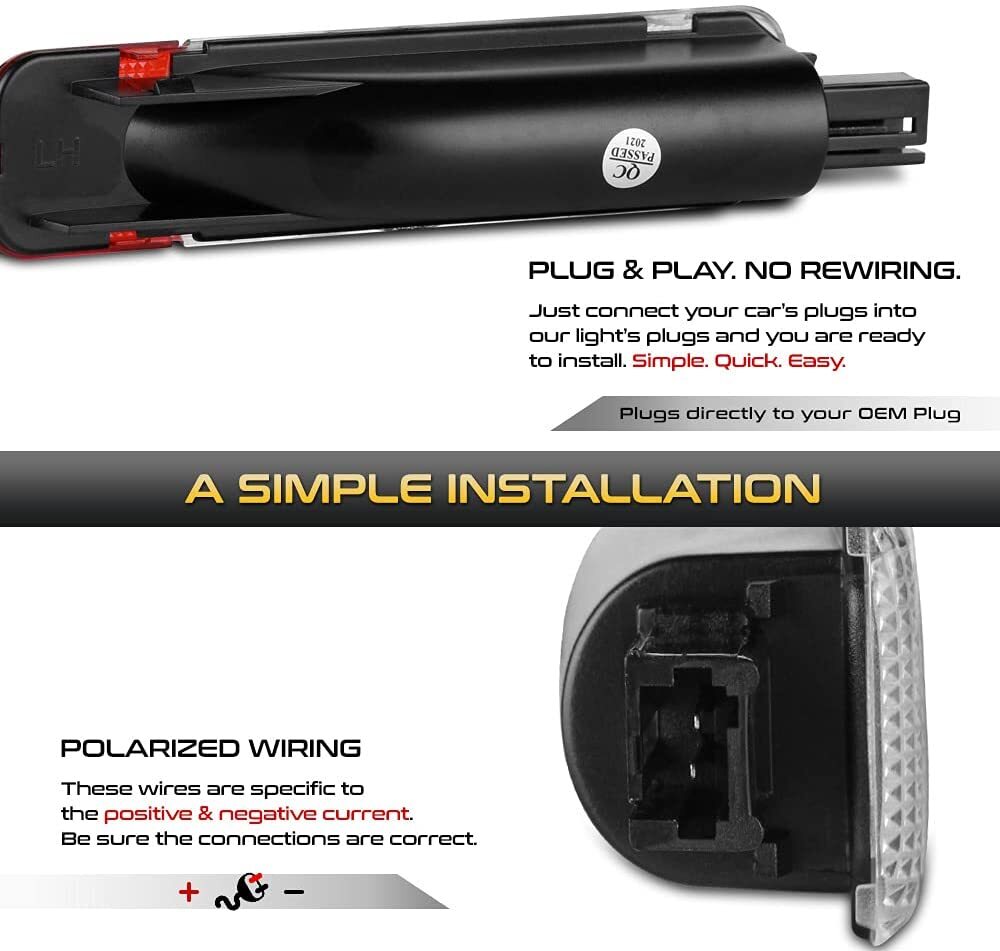 Car Interior Door Panel Courtesy LED Lights For 1999-2006 Chevy Silverado 1500+