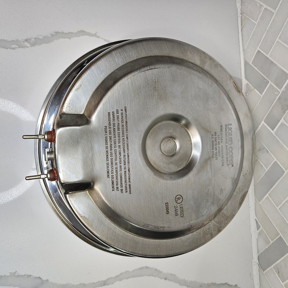 Kitchen Craft West Bend 11" Replacement Liquid Core Base ONLY Electric Skillet