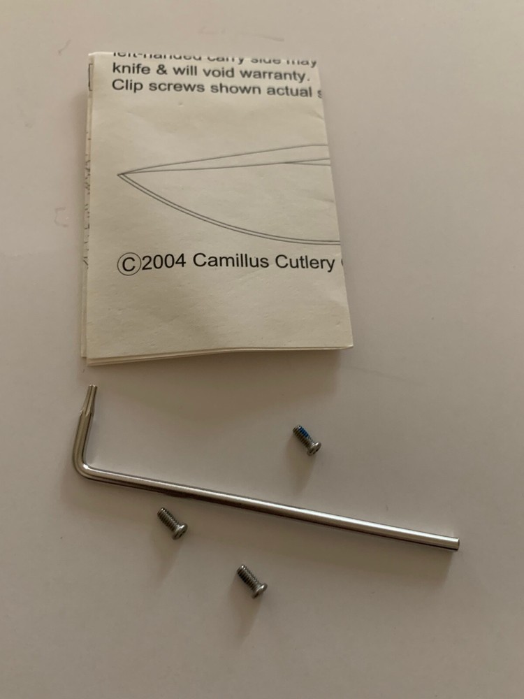 CAMILLUS  WRENCH  AND SCREWS ONLY!!