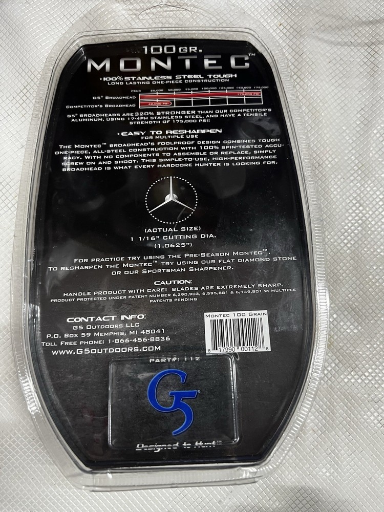 Montec 100GR 100% Stainless Steel