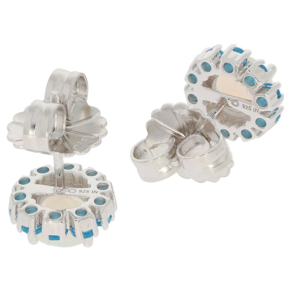 Sterling Silver Semi Mount Earrings Setting Round RD 6X6mm