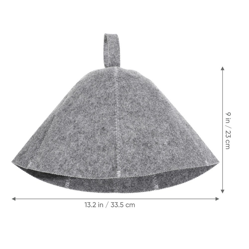 2pcs Reusable Sauna Hat Daily Use Sauna Cap Decorative Comfortable Shower Hat