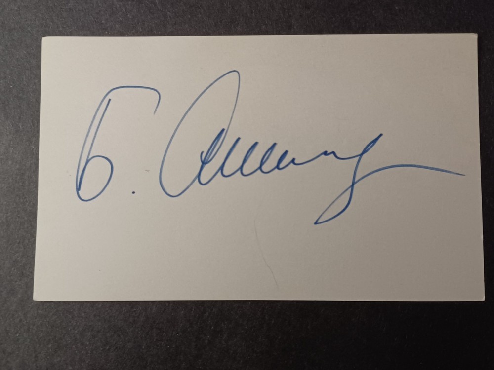 Boris Akimov Signed Index Card - Ballet