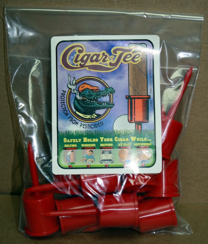 12 Cigar-Tee CIGAR TEE Portable Cigar Holder Great for Golf 52 Ring