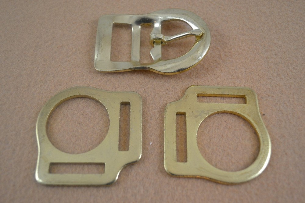 Halter Hardware Kit - 1" - Brass Plated - 16 sets (B142)
