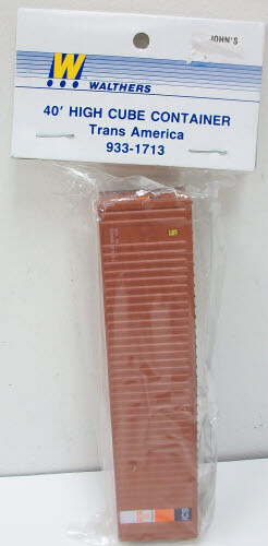 Walthers 933-1713 Trans America 40' High Cube Container