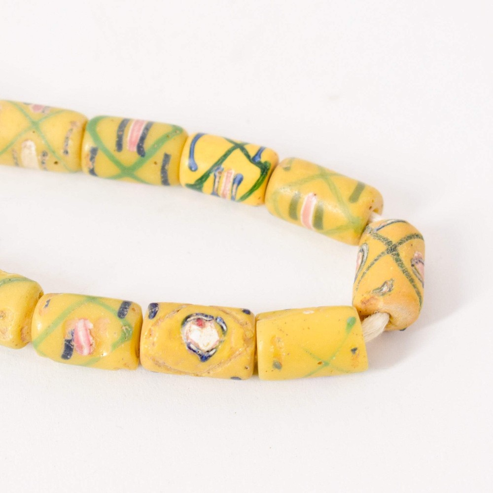 Venetian Yellow Trade Beads