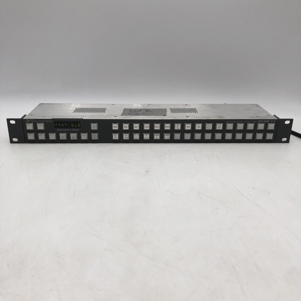 USED Grass Valley - Encore BPS Control Panel POWERS ON AS IS PARTS READ H