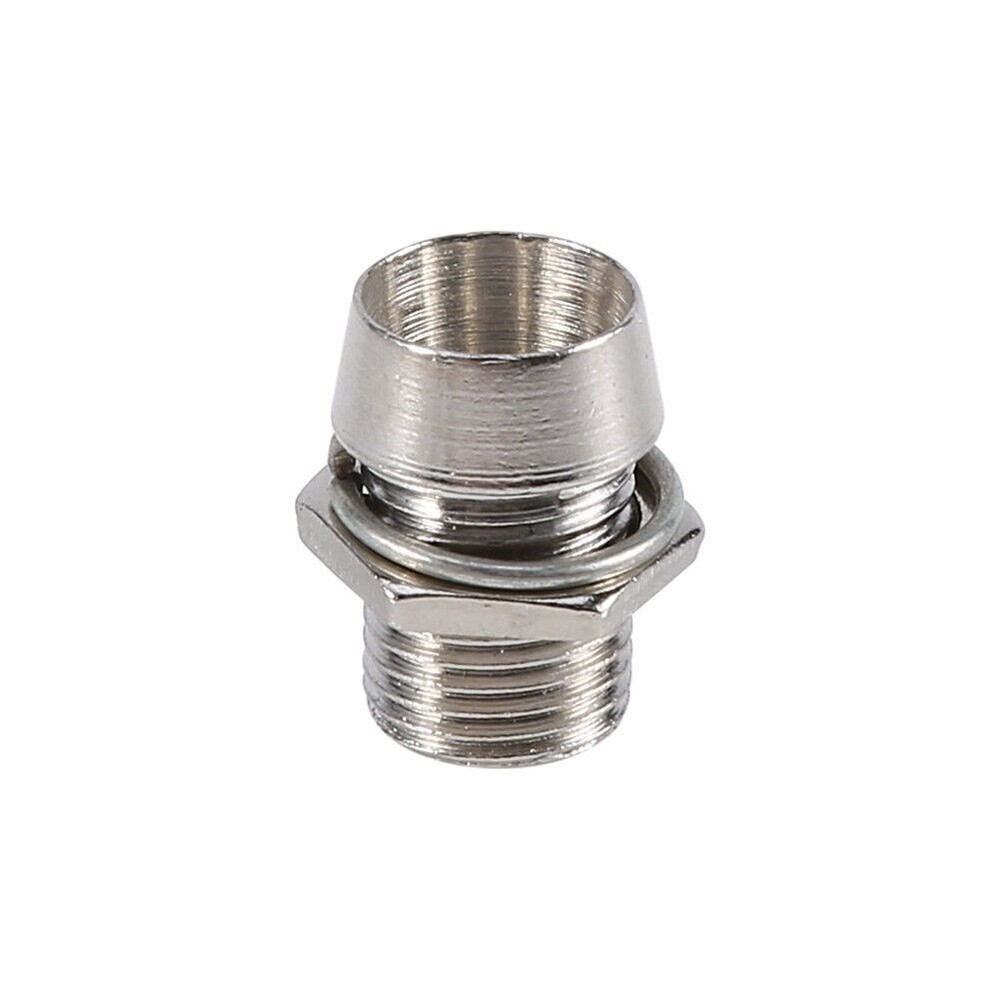 50 pcs Silver Color 5mm LED Holders Panel Display Thread Mount Size 8mm