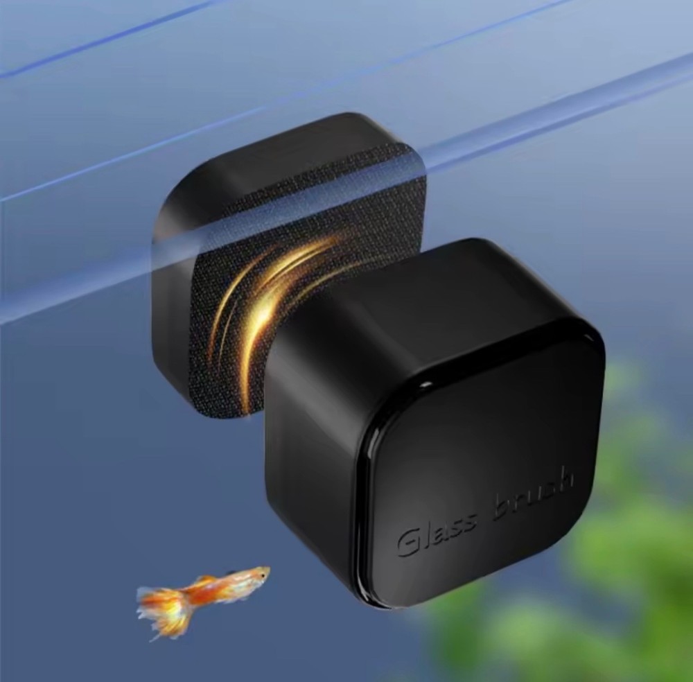 Magnetic Aquarium Glass Cleaner – Mini Square Algae Scraper