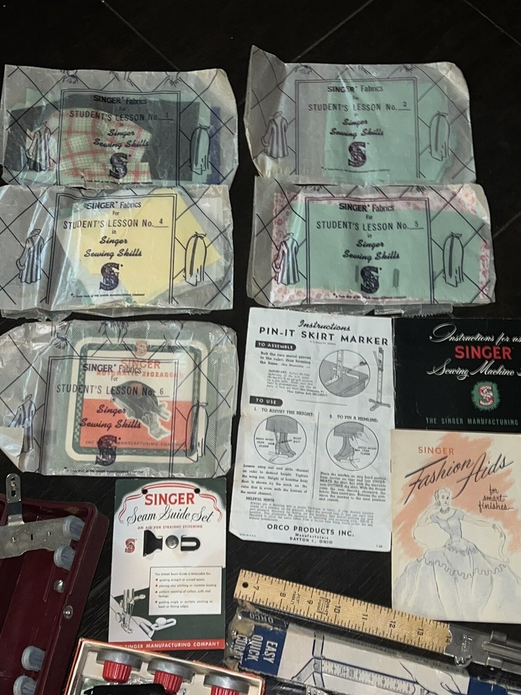 Singer Automatic Zigzagger Attachment 160985 fit 221 & Stitch Patterns Set #2