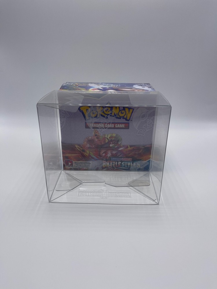5 Pack SCRATCH & UV RESISTANT 0.50mm Thick Box Protector For Pokemon Booster Box