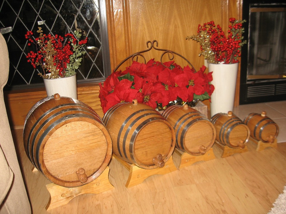 OAK BARRELS 1 LITER FOR WHISKEY OR SPIRITS