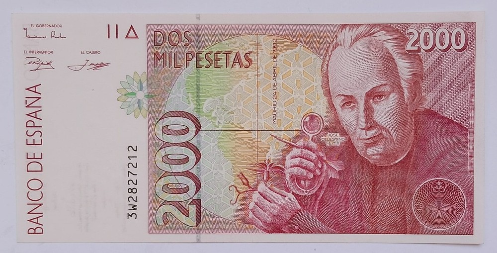 Spain: 2000 Pesetas 1992 P#164 Unc