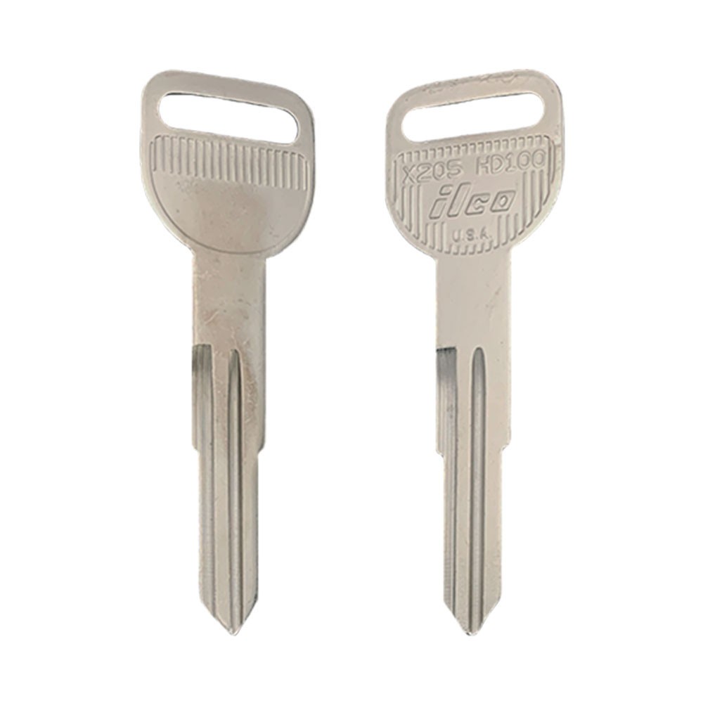 HD100 / X205 Key Blank Nickel