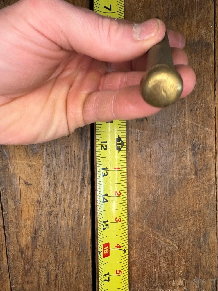 Vintage Solid Brass 4-piece Nesting Screwdriver Set Flat Head 6" Antique Tool