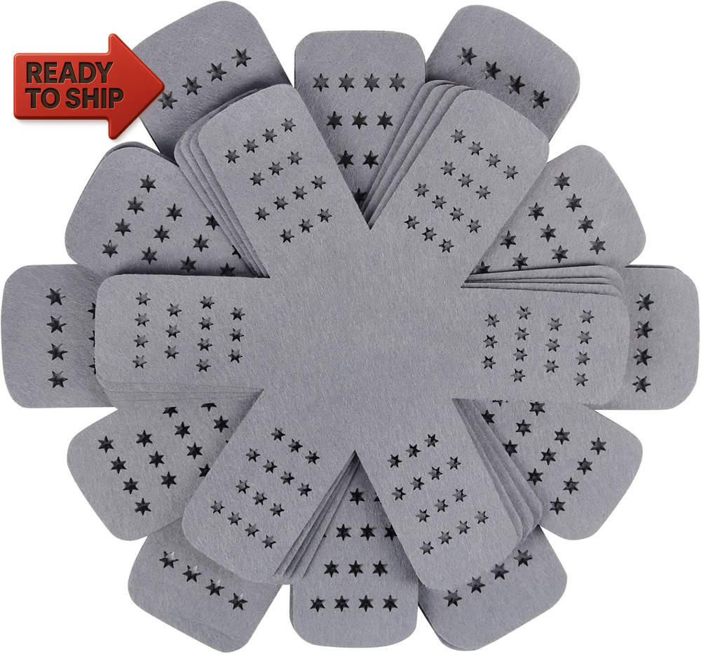 BYKITCHEN Pan Pot Protectors, Larger & Thicker Pan Protector with Stars, Set Of