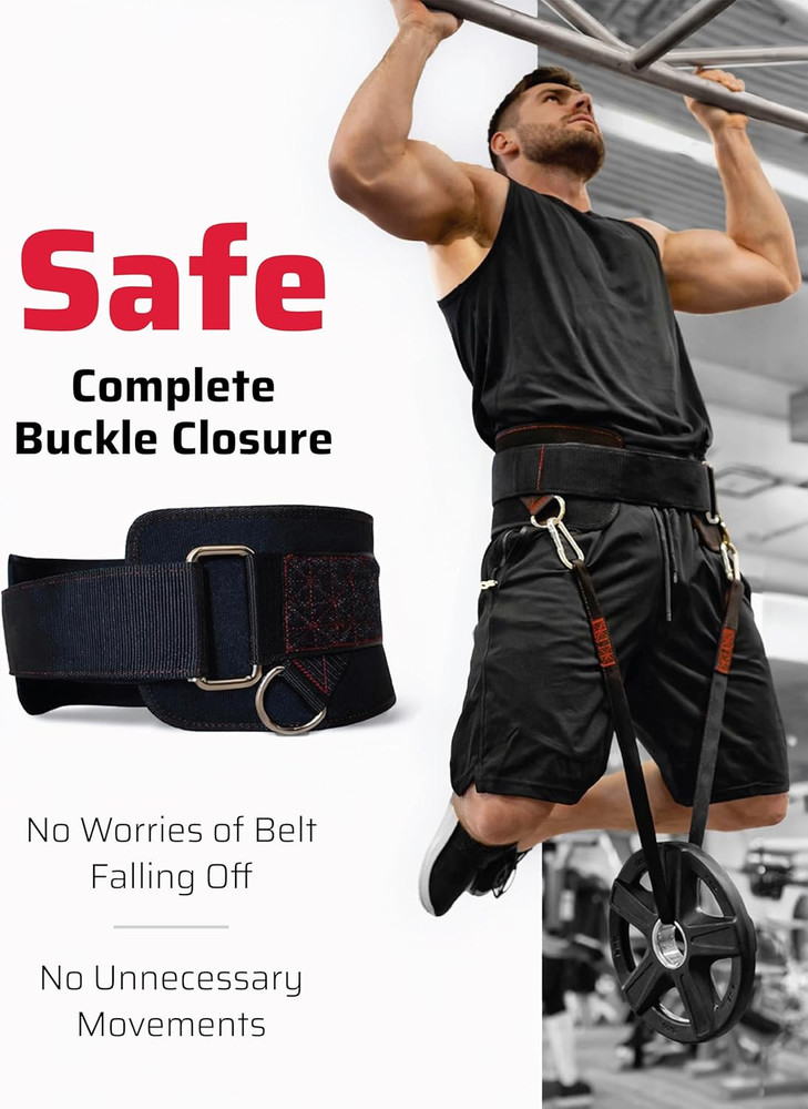 Premium Dip Belt with Secure Closure and Structured Back Support