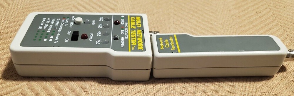 Multi-Network Cable Tester Pro And Network Cable Terminator TESTED Working