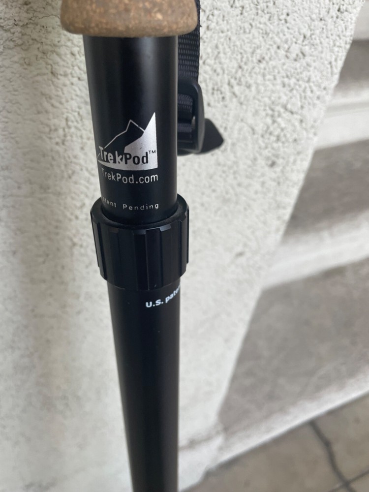 TrekPod Monopod Tripod Walking Stick adjustable height monopod tripod