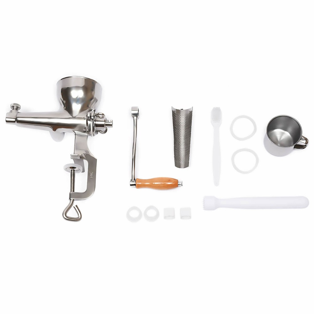 MANUAL JUICER WHEAT GRASS JUICING VEGETABLE EXTRACTOR HAND PRESSED SINGLE AUGER