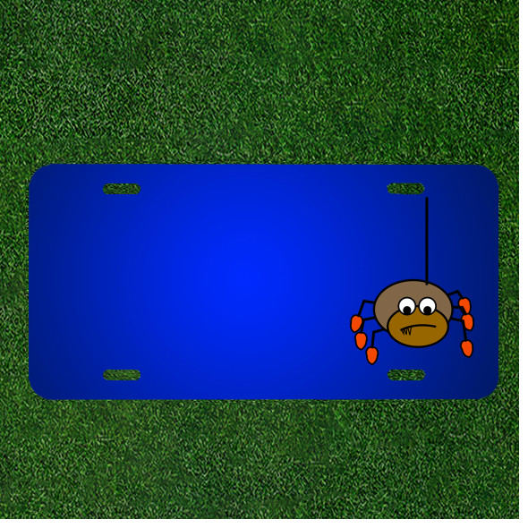 Custom Personalized License Plate With Add Names To Spider Insect Tarantula