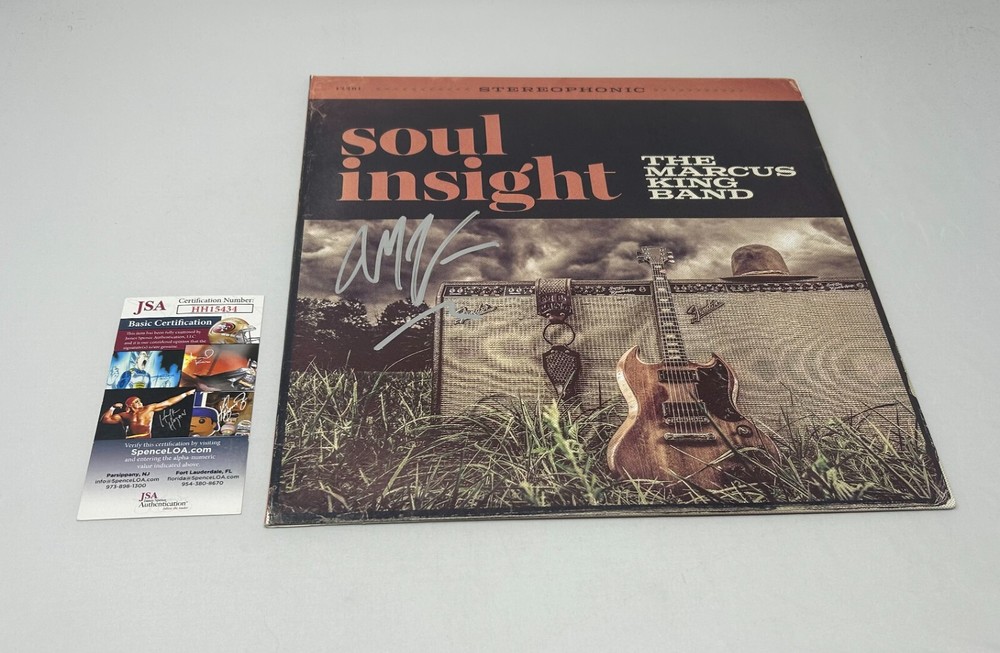 Marcus King signed Soul Insight Album JSA COA