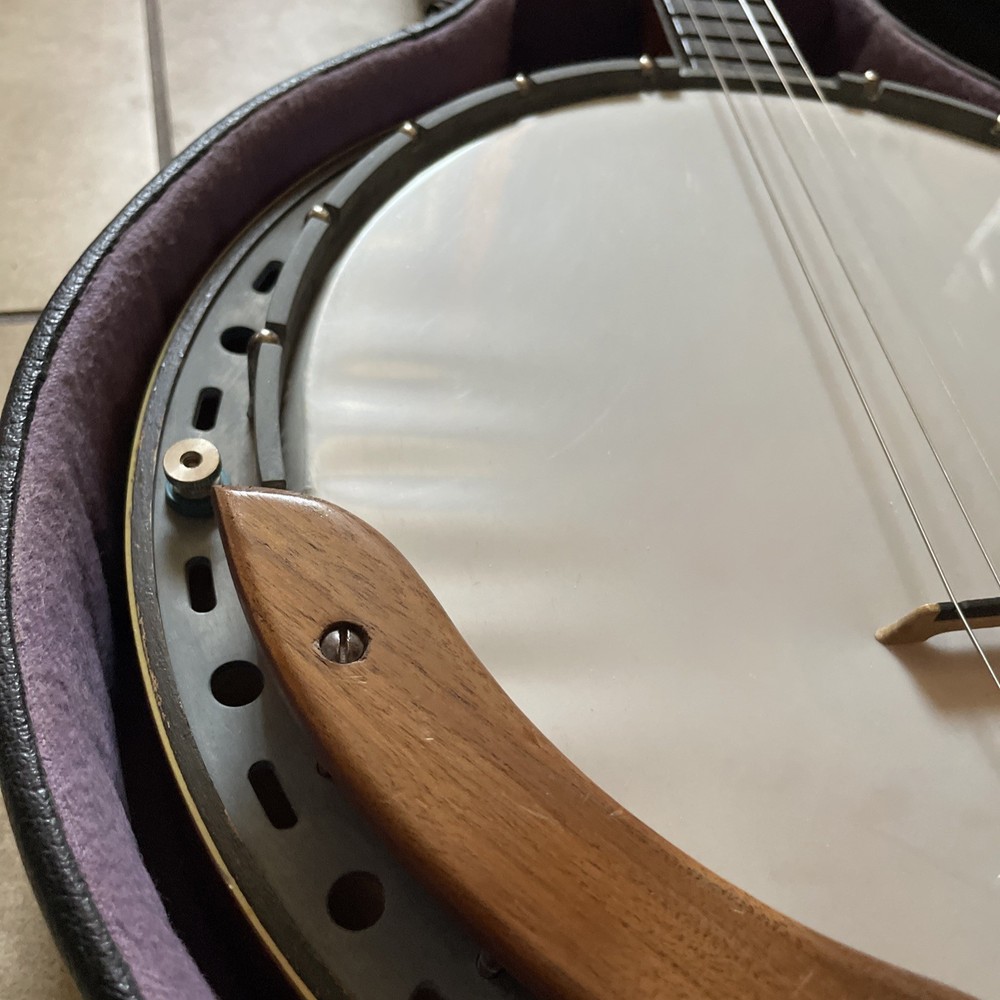Vintage KAY 4 String Banjo With Case