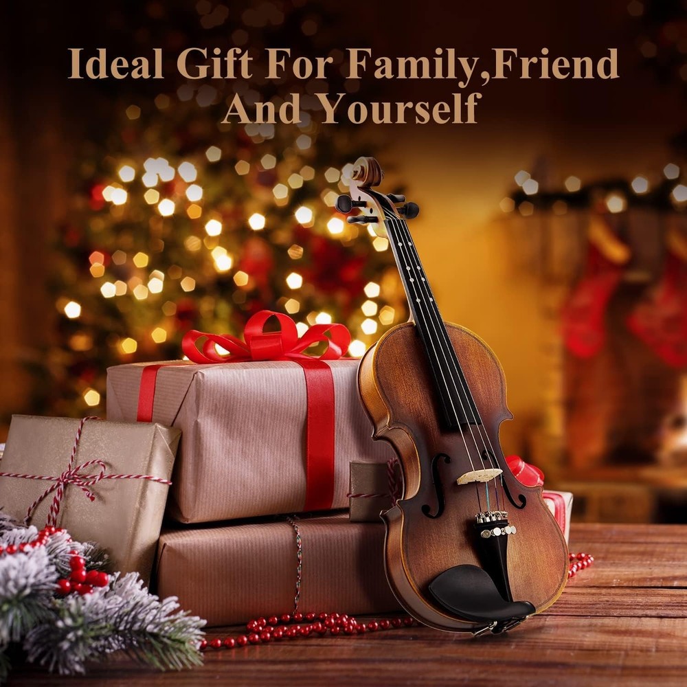 1/4 Violin Set for Beginners with Hard Case & Accessories