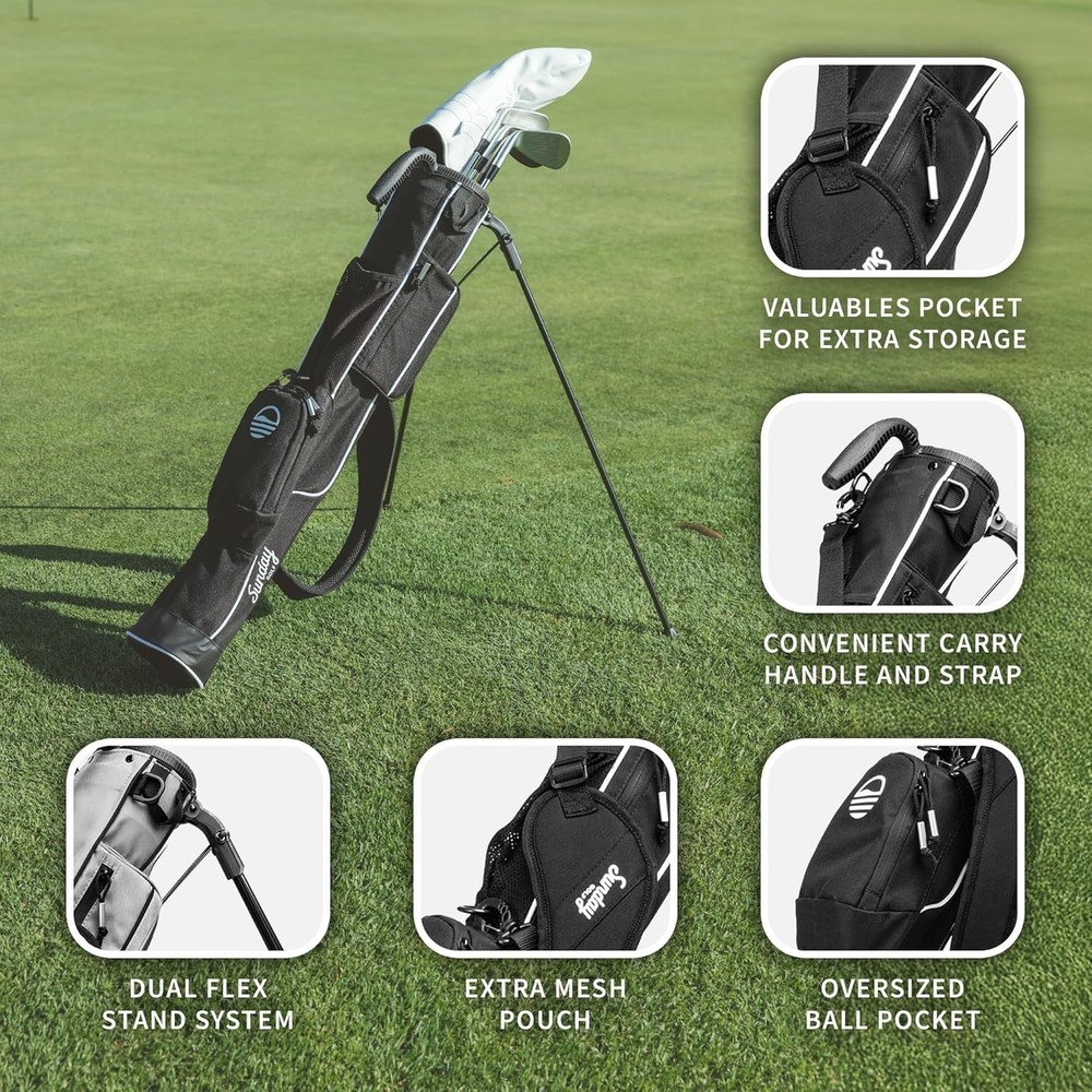 Versatile Lightweight Golf Stand Bag - Perfect for Executive Courses & Ranges