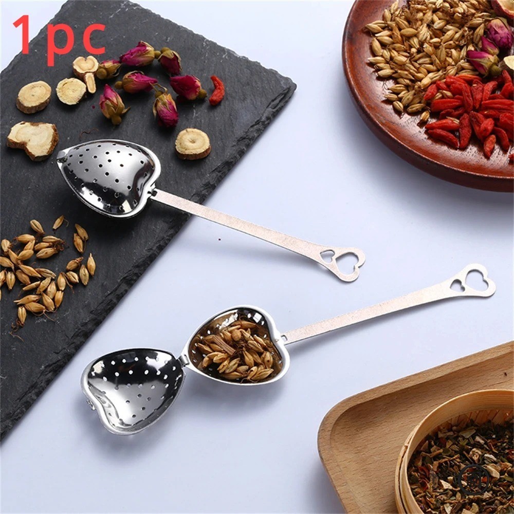Heart Shaped Stainless Steel Tea Strainer Fine Mesh Infuser Tea Maker