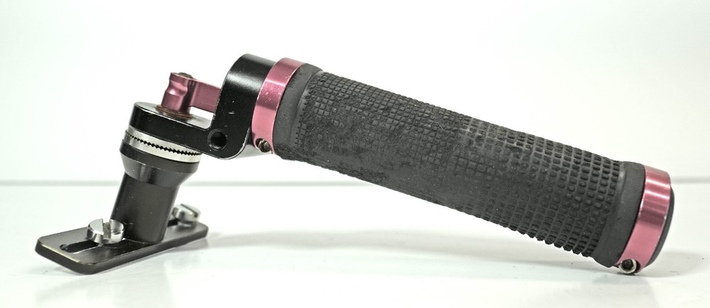 ADJUSTABLE HANDLE WITH 2 3/8"-16 SCREWS, MOUNT ON YOUR CAMERA OR RIG