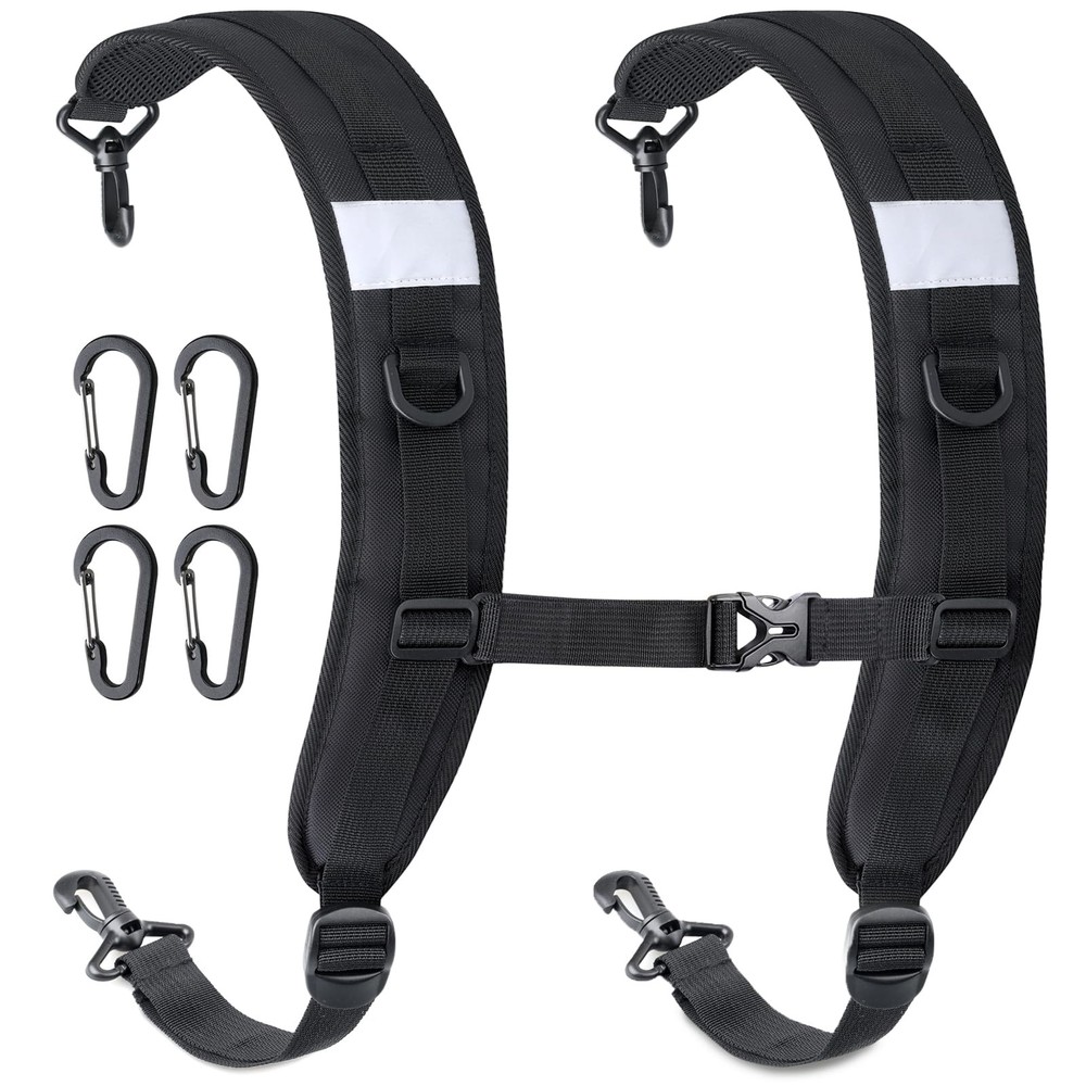 Backpack Straps, Backpack Shoulder Strap for bags strap Black One Size