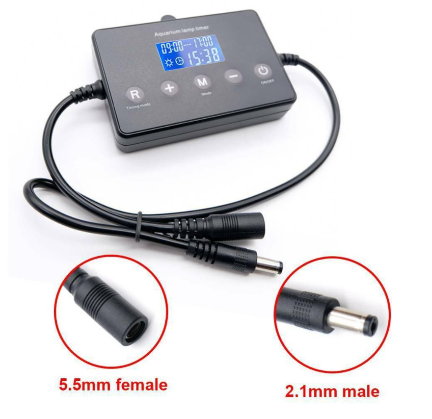 Aquarium Light LED Dimmer Timer Controller Fish Tank Sunrise Sunset Modulator AU