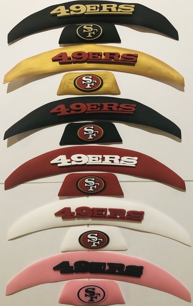 49ers Full Size Speed Flex 3D Helmet Bumpers