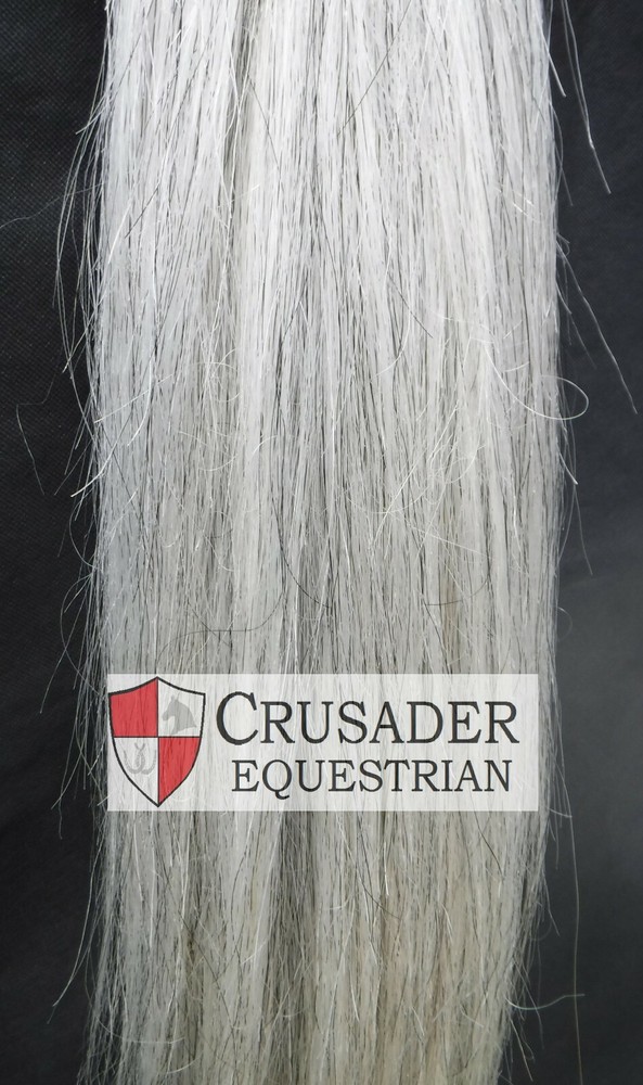 New Light Grey False Tail Double Thickness 70-75 cms Horse Pony show AUST