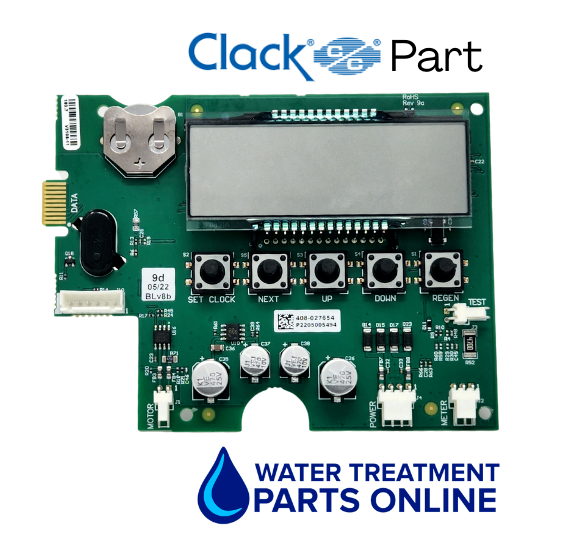V3108-11BOARD WS1 Control Board 5 Button Genuine Clack Valve