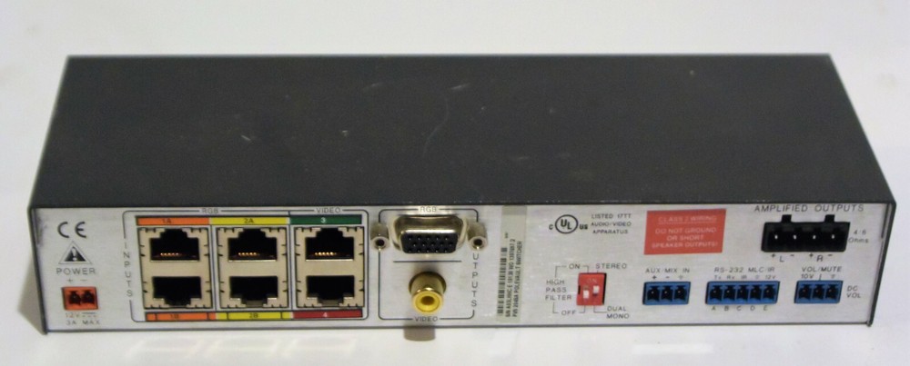 Extron PVS-204SA PoleVault Twisted Pair Switch - Tested & Working