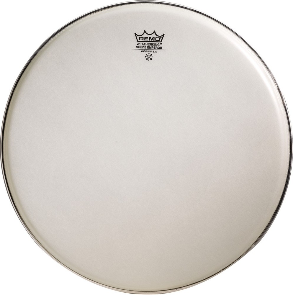 Remo Crimplock Suede Emperor Head 6 in.