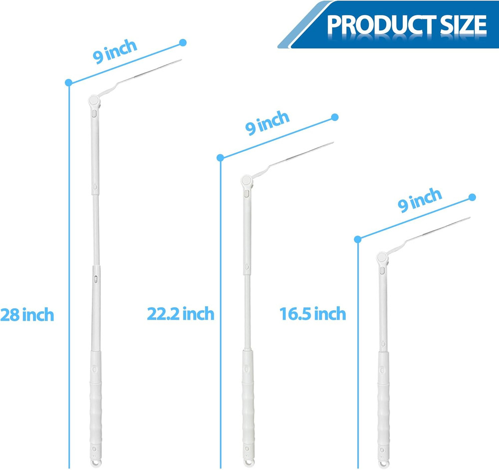 Replacement Handles Compatible with Swiffer Duster Refill, Extended Handle, Adju