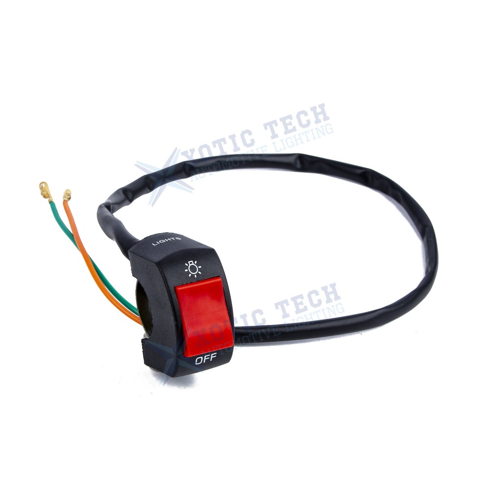 7/8inch Motorcycle Handlebar Switch Control Mount LED Headlight On/Off Button